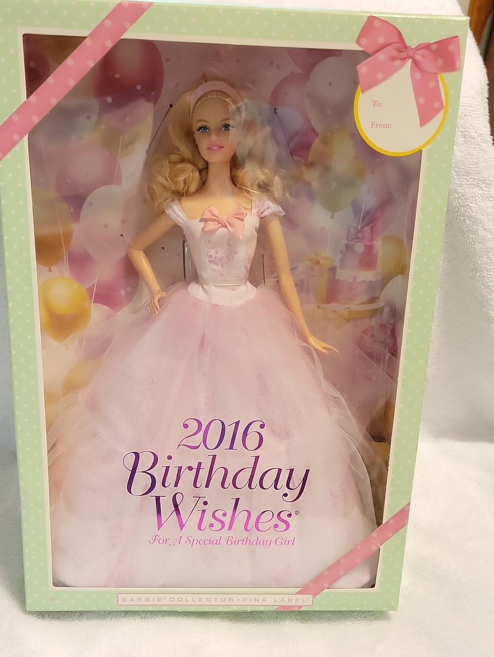 Barbie 2016 Birthday Wishes Doll - Pink Gown
